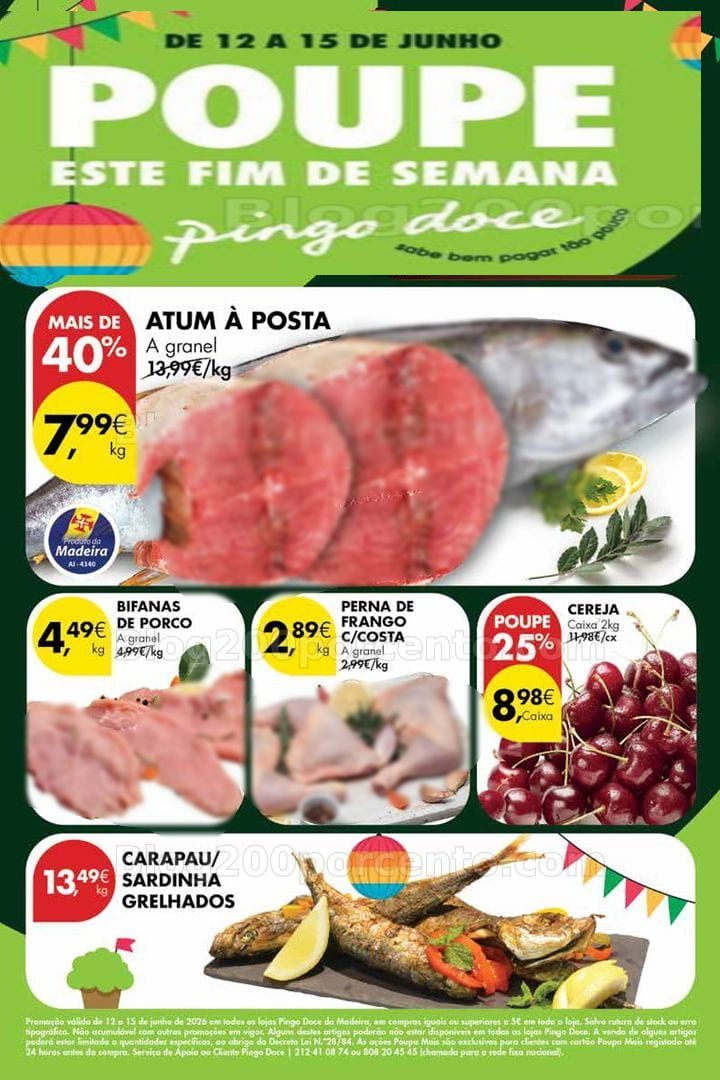 Antevisão Folheto PINGO DOCE Madeira Promoções Fim de Semana - 12 a 15 junho